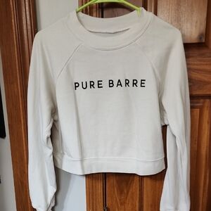 Pure Barre White Pullover